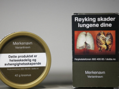 挪威卷烟和鼻烟标准化包装法生效