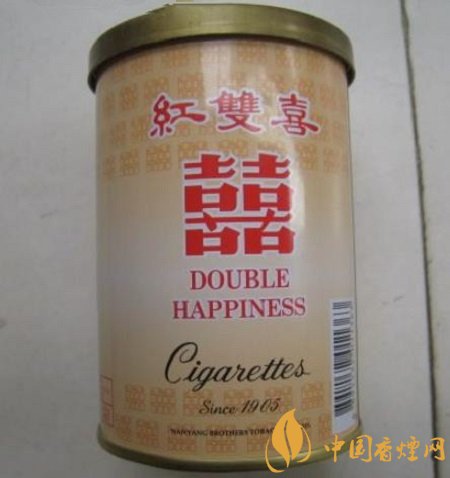 红双喜的三款罐装香烟：吉祥龙凤，一带一路，香港