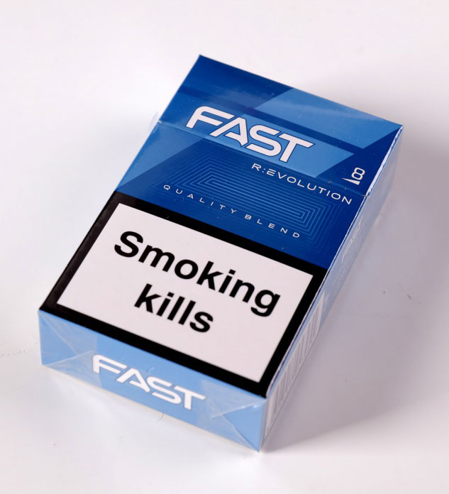 外烟包装口感品鉴：塞尔维亚Monus烟草公司FAST蓝 8mg