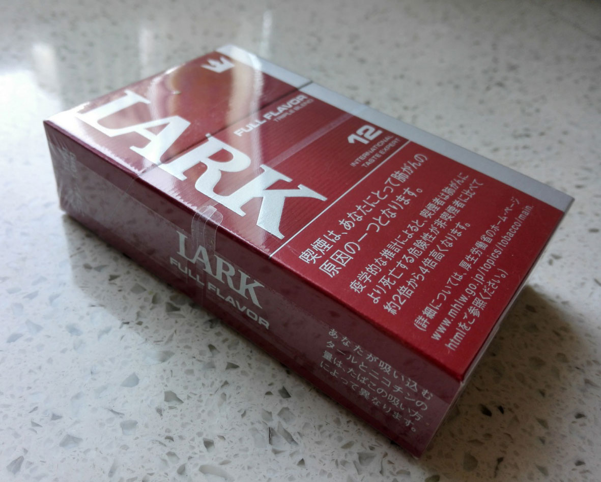 【图】日本LARK（原味红云雀）包装口感品鉴：很好抽 无酸气、无杂味、烟气通透 性价比高