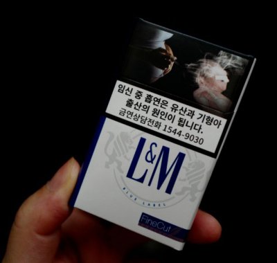 【图】韩免蓝L&M香烟