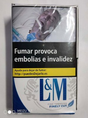 【图】西班牙税版蓝色软包流氓 L&M香烟