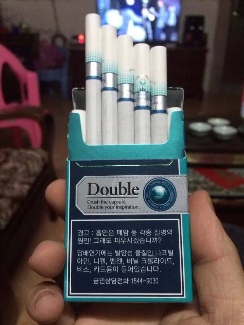 韩国寒冰香烟图片